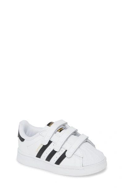 Adidas Originals Babies' Superstar Sneaker In White/ Core Black