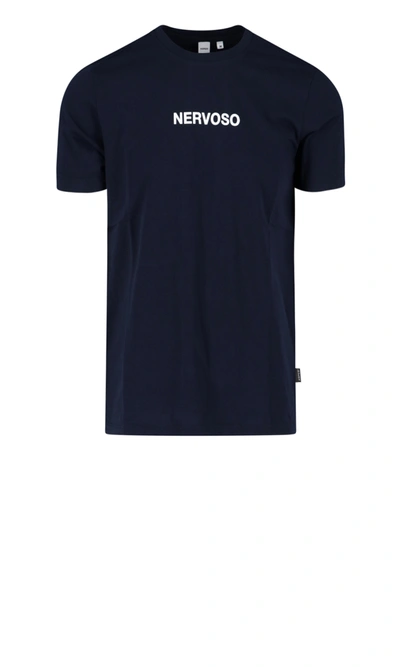 Aspesi 'nervoso' Short-sleeve T-shirt In Blue