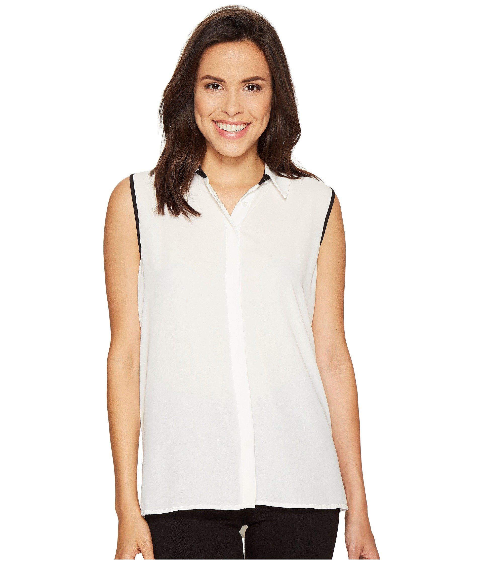 vince camuto sleeveless blouse