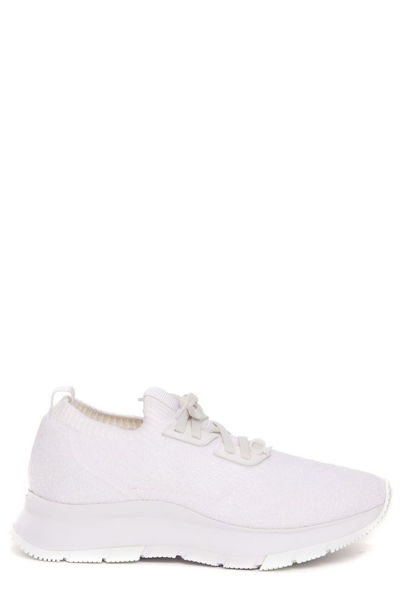Gianvito Rossi White Glover Low Top Sneakers