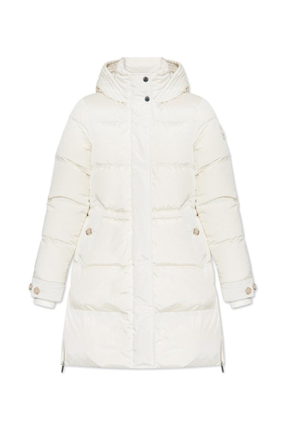 Woolrich Alsea Puffy Parka Hooded Jacket White  Woman