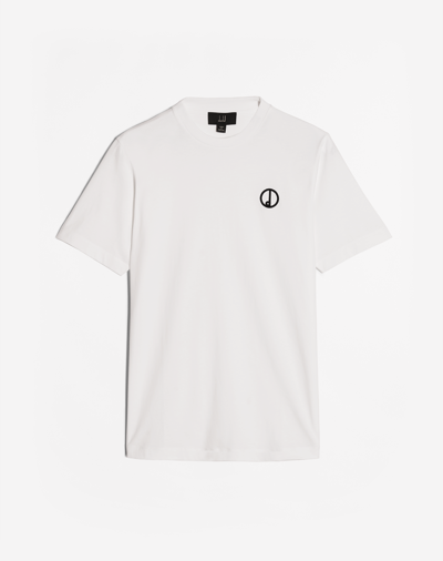 Dunhill D Embroidery T-shirt In White