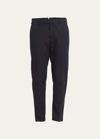 Loro Piana Slim Sport Cotton Blend Pants In Ocean Blue