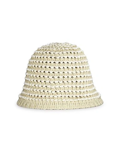 Cos Crochet Bucket Hat In Beige