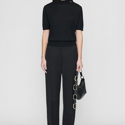 Anine Bing Classic Pant In Black