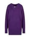 Sportmax Legenda Oversize Virgin Wool-cashmere Blend Sweater In Purple