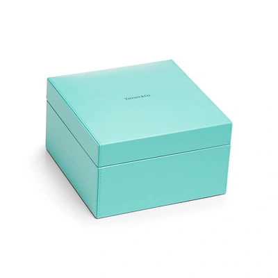Tiffany & Co Medium Leather Box In Tiffany Blue®
