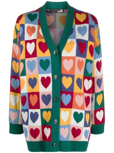 Love Moschino Cardigan With Buttons Multicolor  Woman