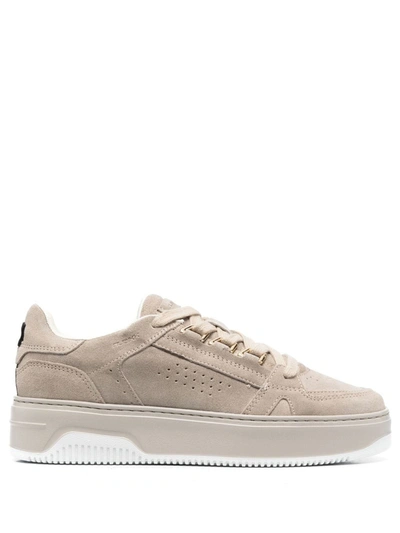 Nubikk Panelled Lace-up Sneakers In Neutrals