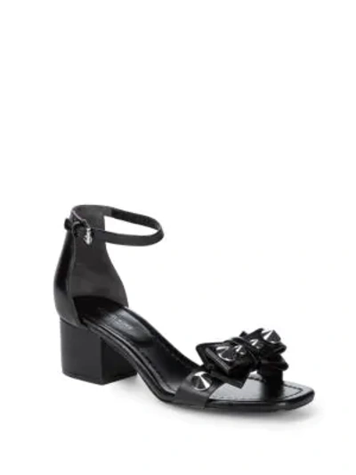 Michael Kors Winnie Ankle Strap Sandals In Black