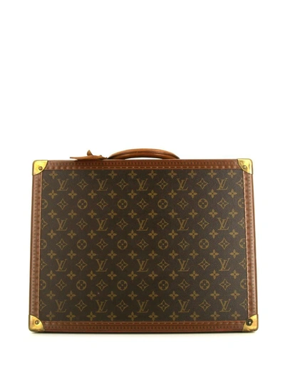 Pre-owned Louis Vuitton  Monogram Cotteville Suitcase In 褐色