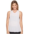 Alo Yoga Heat Wave Ribbed Muscle Tee In Dove Grey