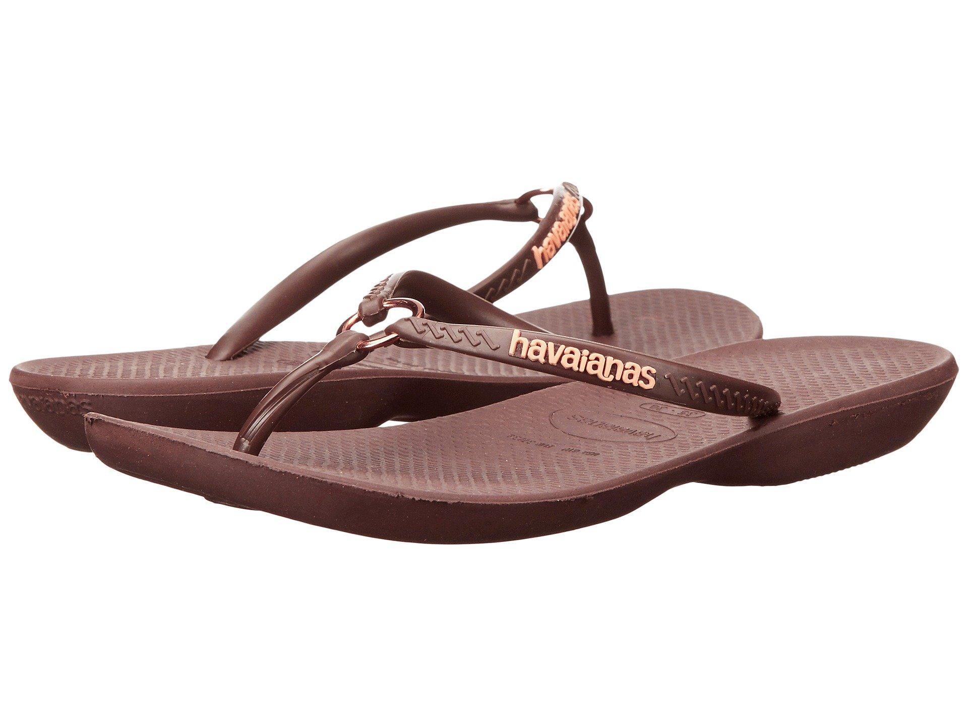 havaianas dark brown