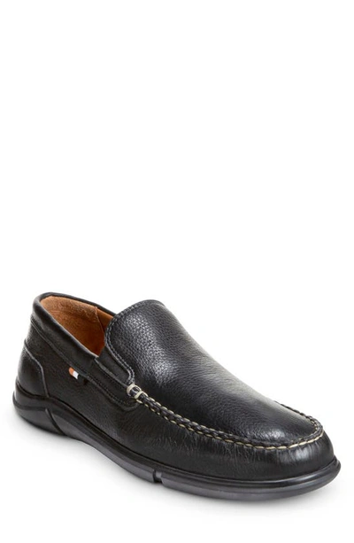 Allen Edmonds Miles Venetian Loafer In Black Leather