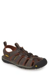 Keen 'clearwater Cnx' Sandal In Raven/ Tortoise Shell