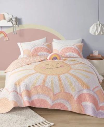 Urban Habitat Kids Dawn Sunshine 4-pc. Coverlet Set, Full/queen Bedding In Yellow,coral