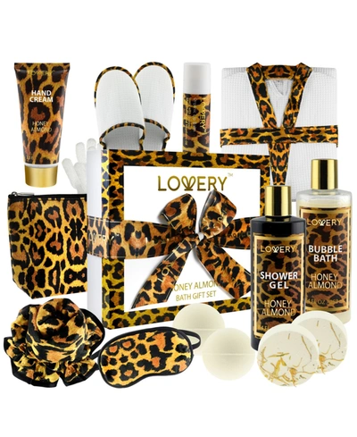 Lovery Honey Almond Bath And Body 17 Piece Home Spa Kit, Created For Macy's