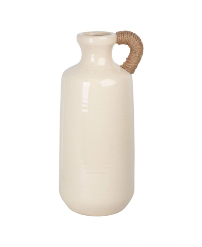 Home Essentials Jug With Raffia In Ivory