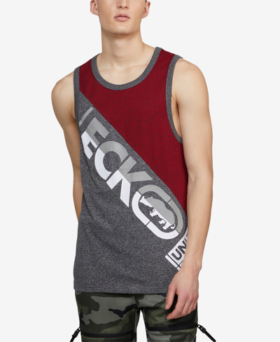 Ecko Unltd Men's Big And Tall A Town Down Tank Top In Red