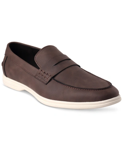 Alfani Men's Leon Loafer, Created For Macy's Men's Shoes In Brown