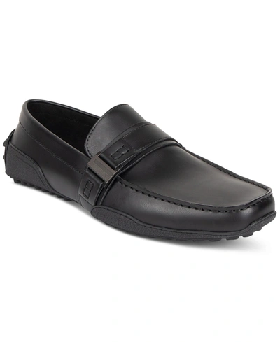 Unlisted Keneth Cole  Men's Owen Belt Slip On Drivers Men's Shoes In Black