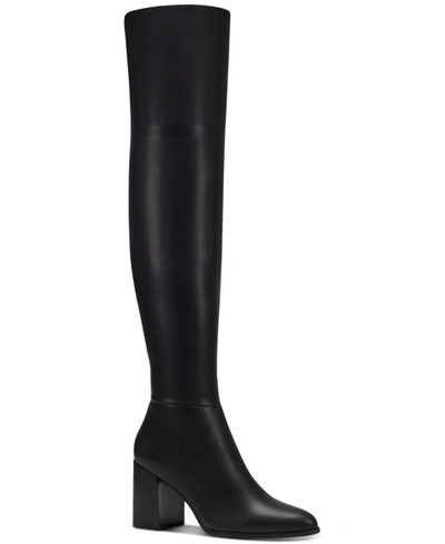 Inc International Concepts Windee Over-the-knee Boots, Created For Macy's Women's Shoes In Black
