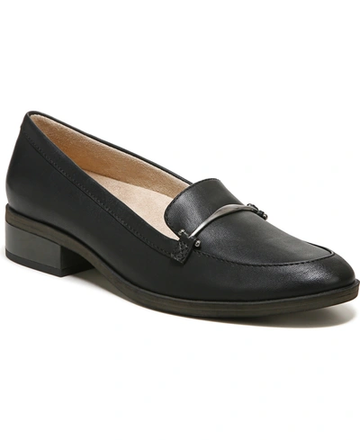 Soul Naturalizer Ridley Loafers Women's Shoes In Black Smooth Faux Leather