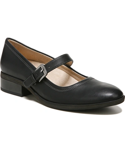 Soul Naturalizer Ramona Mary Janes Women's Shoes In Black Smooth Faux Leather