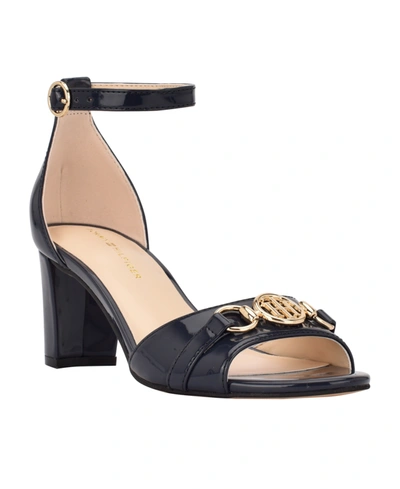 Tommy Hilfiger Women's Rusina High Heeled Sandals Women's Shoes In Black