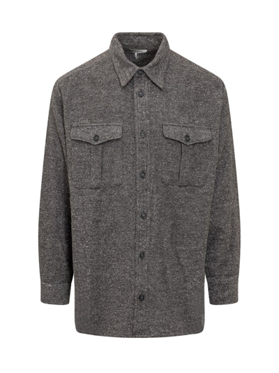 Isabel Marant Renati Pocket Patch Shirt In Charcoal
