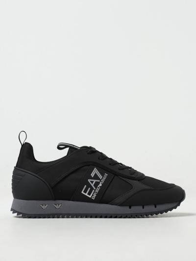 Ea7 Emporio Armani Logo Trainers Black