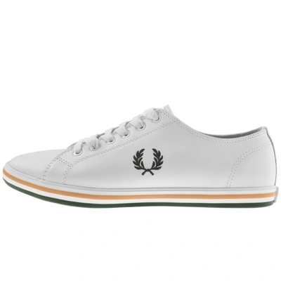 Fred Perry Kingston Leather Sneakers In White | ModeSens