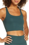 Girlfriend Collective Paloma Sports Bra In Moss