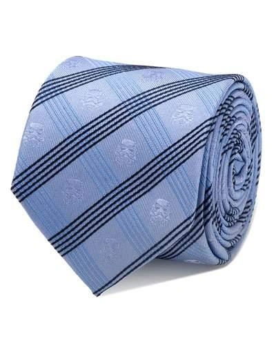 Cufflinks, Inc Star Wars Stormtrooper Silk Tie In Blue