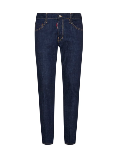 Dsquared2 Slim Fit Jeans In Navy