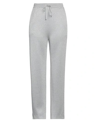 Prada Straight Leg Drawstring Track Pants In Silver