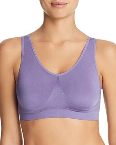 Wacoal B.smooth Wireless Padded Bralette In Twilight Purple