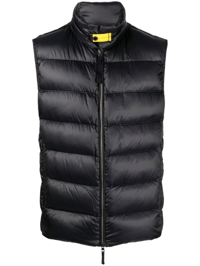 Parajumpers Jeordie Black Quilted Shell Gilet