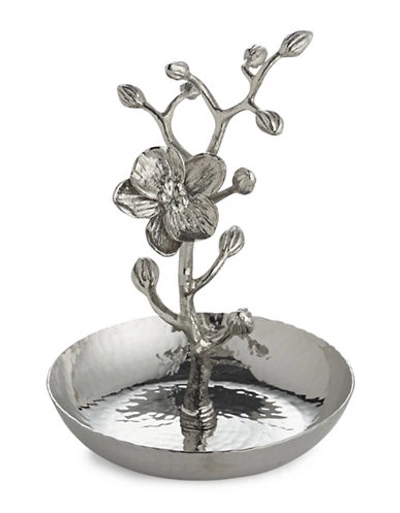 Michael Aram 'white Orchid' Ring Catch - Metallic In Silver