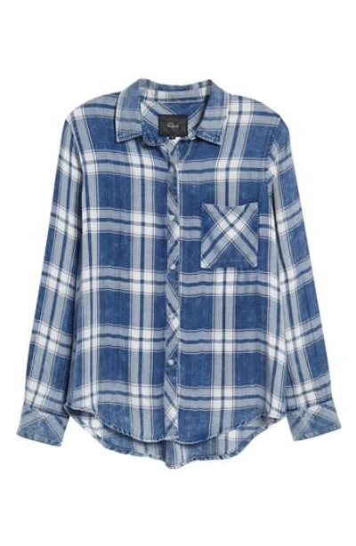 Rails Hunter Plaid Shirt In Ocean/ Blush/ Cloud