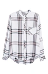 Rails Hunter Plaid Shirt In White/ Navy