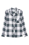 Rails Hunter Plaid Shirt In White Admiral Pine