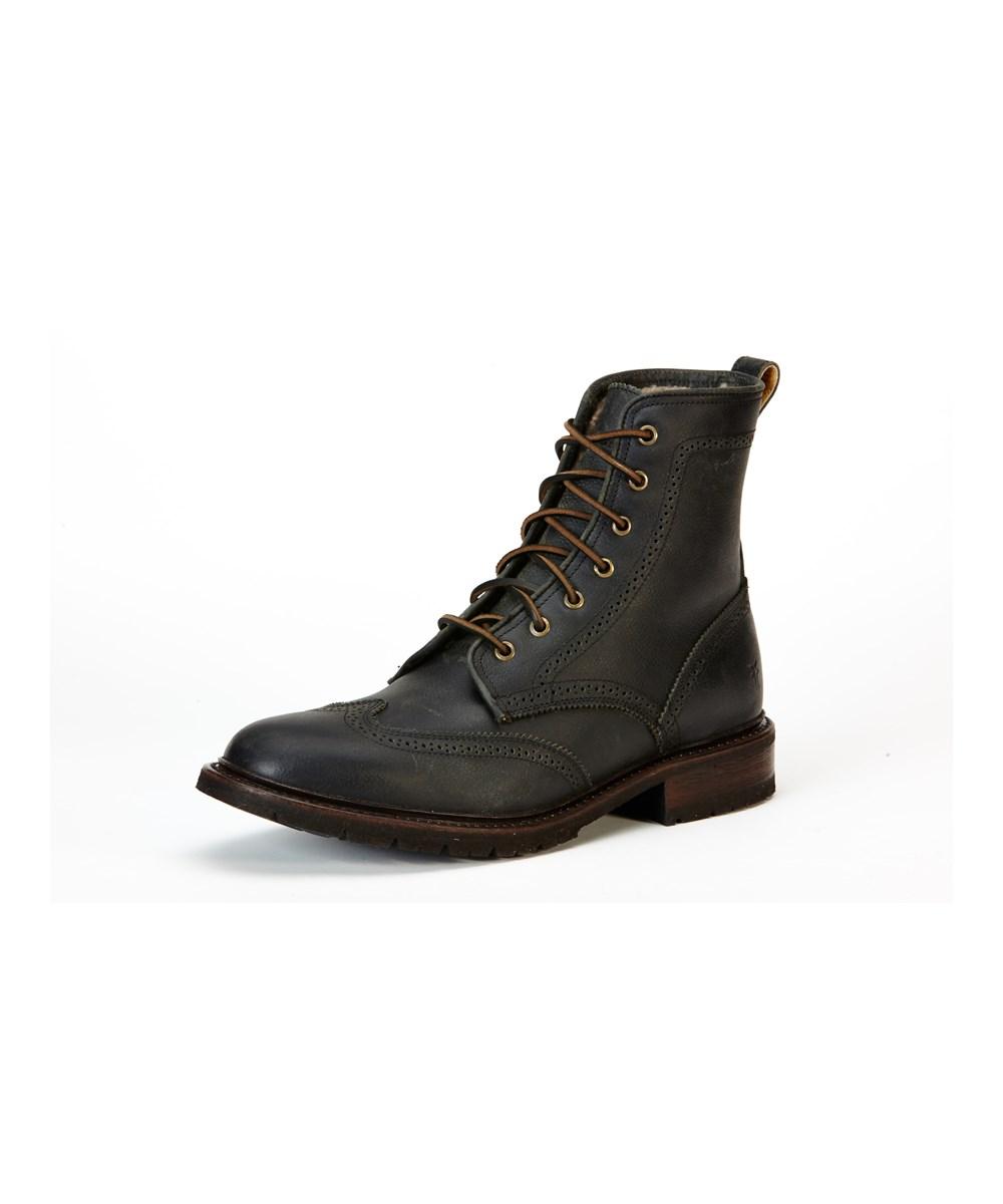 frye wingtip boots