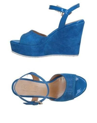 Cesare Paciotti 4us Sandals In Blue