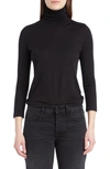 The Row Fabua Cashmere Turtleneck Sweater In Black