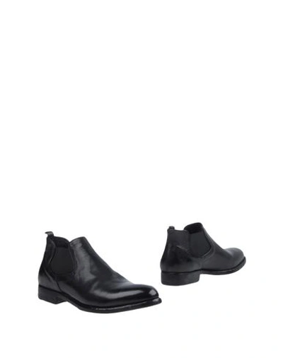 Alberto Fasciani Ankle Boots In Black