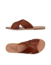 Ancient Greek Sandals Sandals In Brown