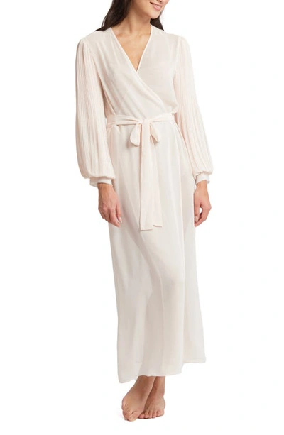 Rya Collection True Love Pleated-sleeve Robe In Blush