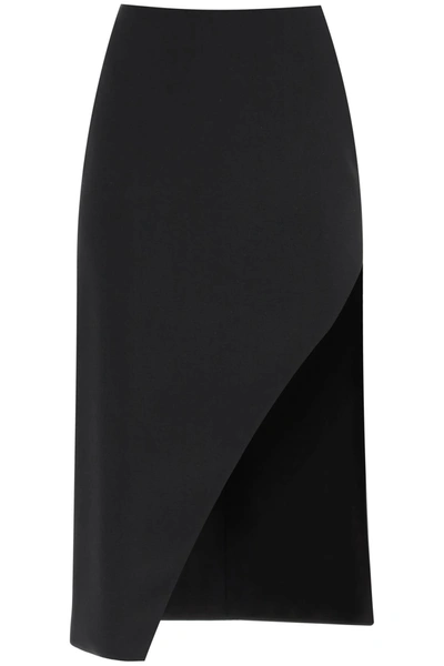 Alexander Mcqueen Pencil Skirt In Black