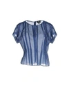 Armani Jeans Blouses In Pastel Blue